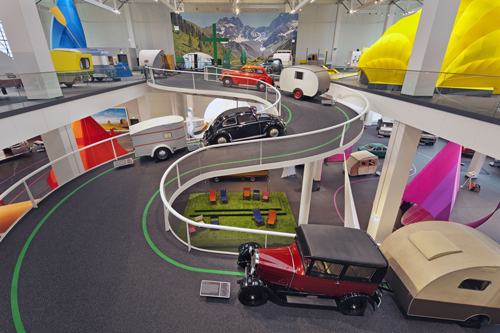 Erwin Hymer Museum in Bad Waldsee: Innenansicht