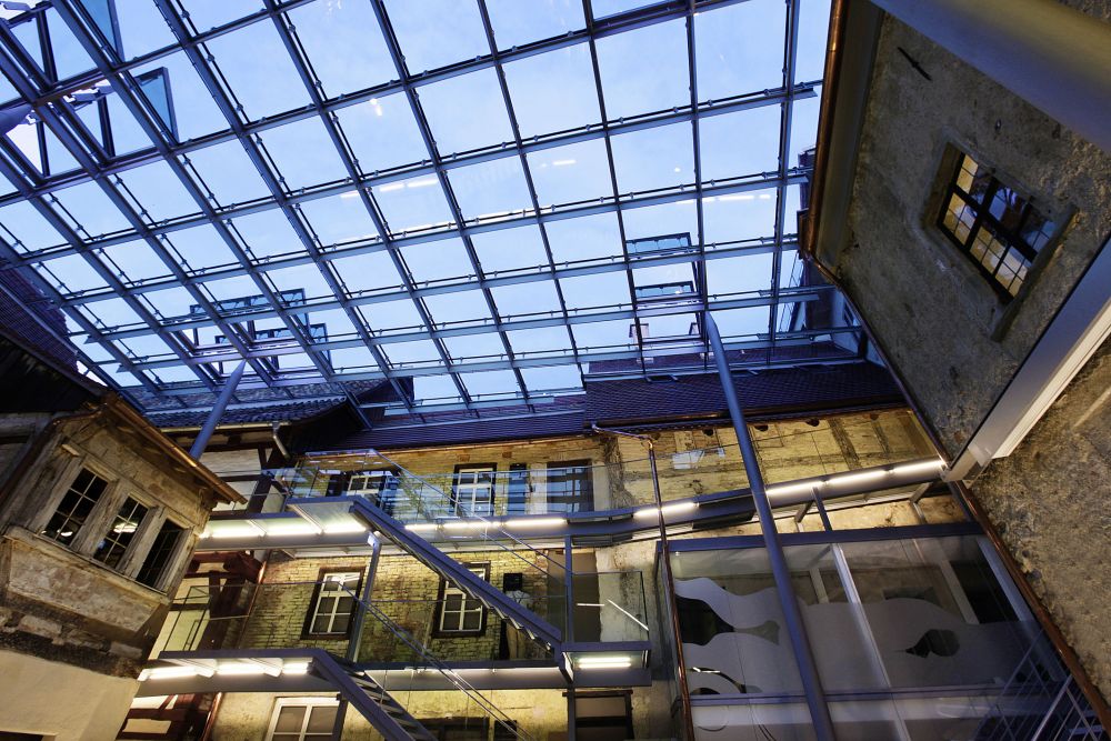 Inspierende Spannung aus Kulturdenkmal und moderner Architektur im Museum Humpis-Quartier  Aufnahme: Anja Köhler, © Museum Humpis-Quartier