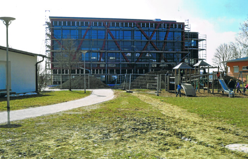 Horgenzell: Ein Erweiterungsbau für die Gemeinschaftsschule entstand 2015. Foto: E. Müller-Gaebele (2015)